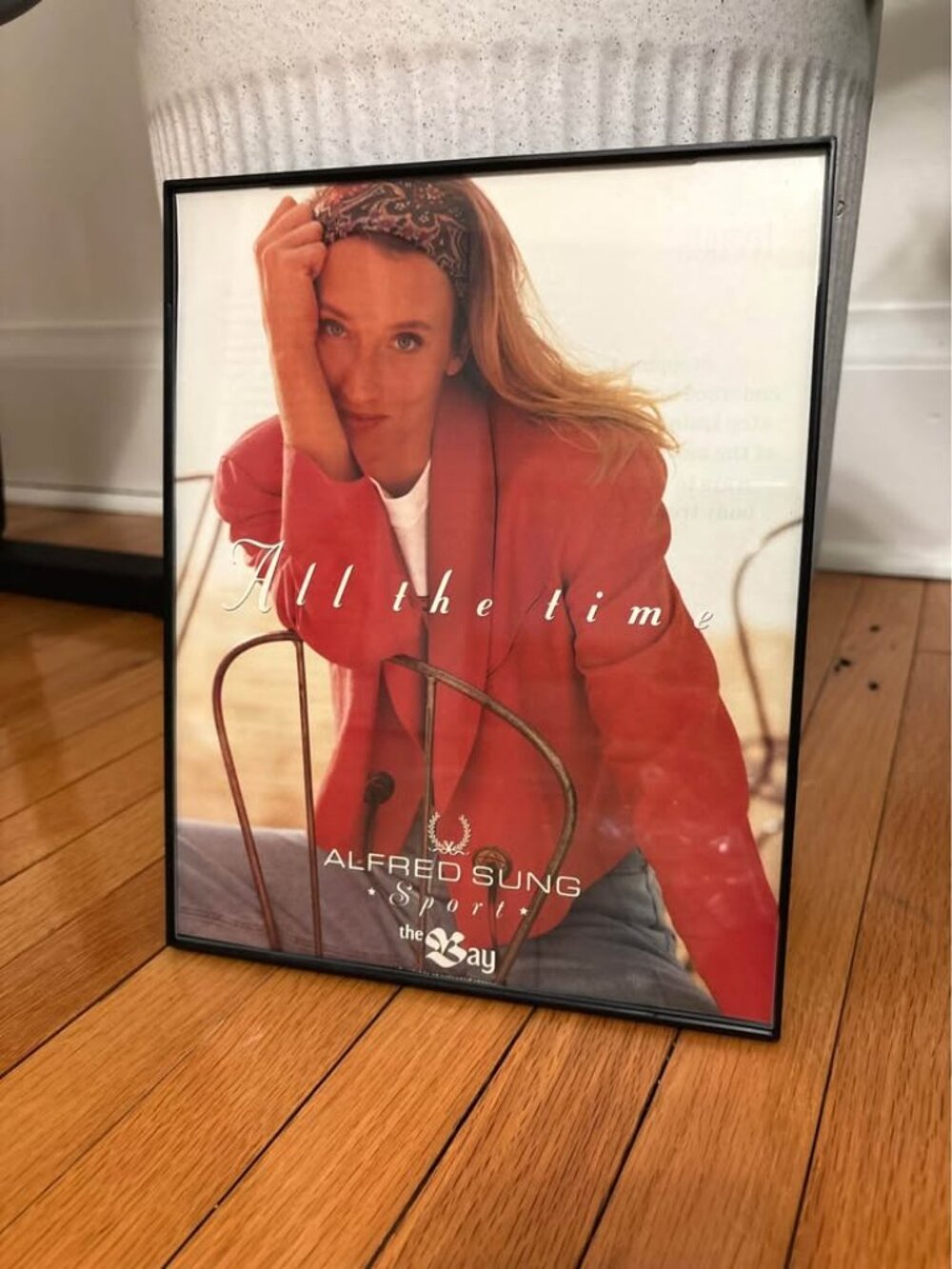 The Bay Ad Framed 1980s Fashion Wall Art: lVintage Alfred Sung Sport